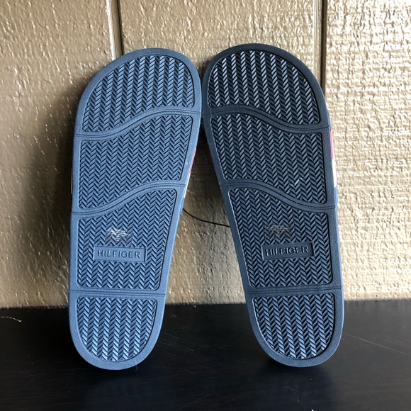 Tommy Hilfiger Men’s Sandals EARTHY Blue/Red - Picture 5 of 6